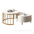 MDF Storage Round Coffee Table